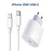 Cargador de pared Original USB C PD de 35W