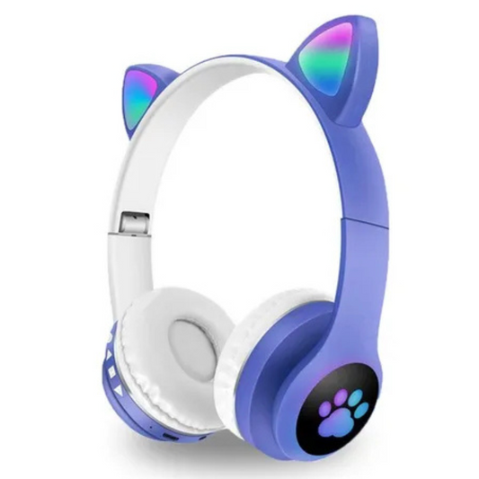 🎧 Audífonos Pata de Gato Bluetooth 5.0 – Inalámbricos y Plegables