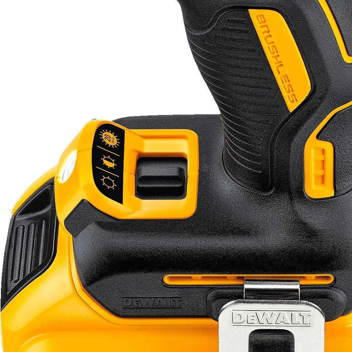 Taladro percutor atornillador inalámbrico de 13mm DeWalt DCD796P1 + 1 batería de 5Ah + accesorio con maletín de transporte