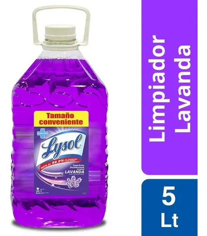 Lysol Limpiador Desinfectante Líquido Pisos 5 L - Variedades