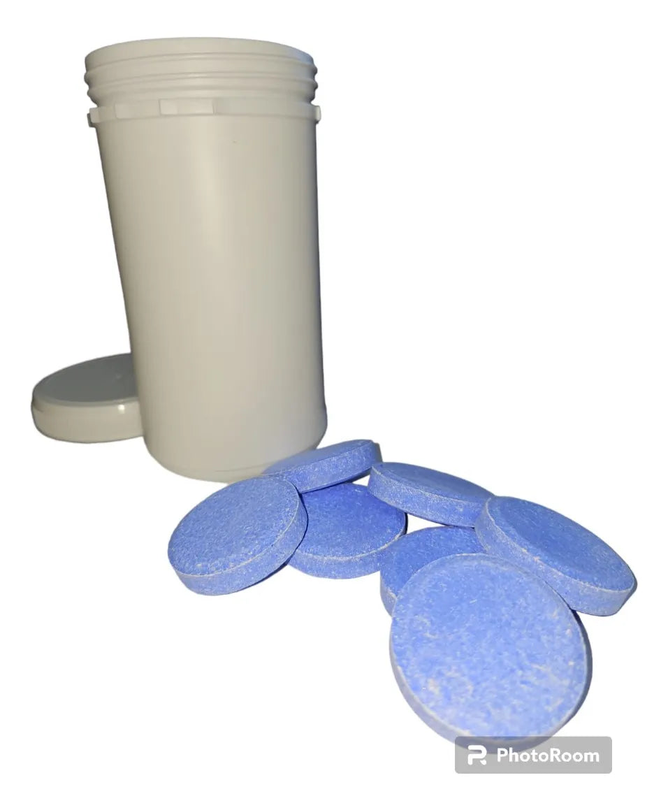 Pastillas De Cloro Wc Limpieza Baño (25 Unidades) Tarro 1kg