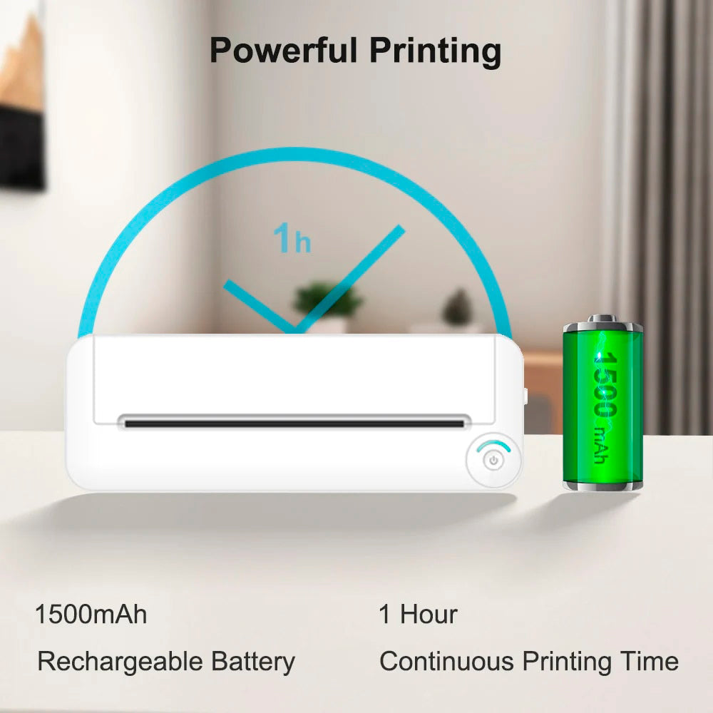 Impresora Térmica Portátil A4 – Modelo X8