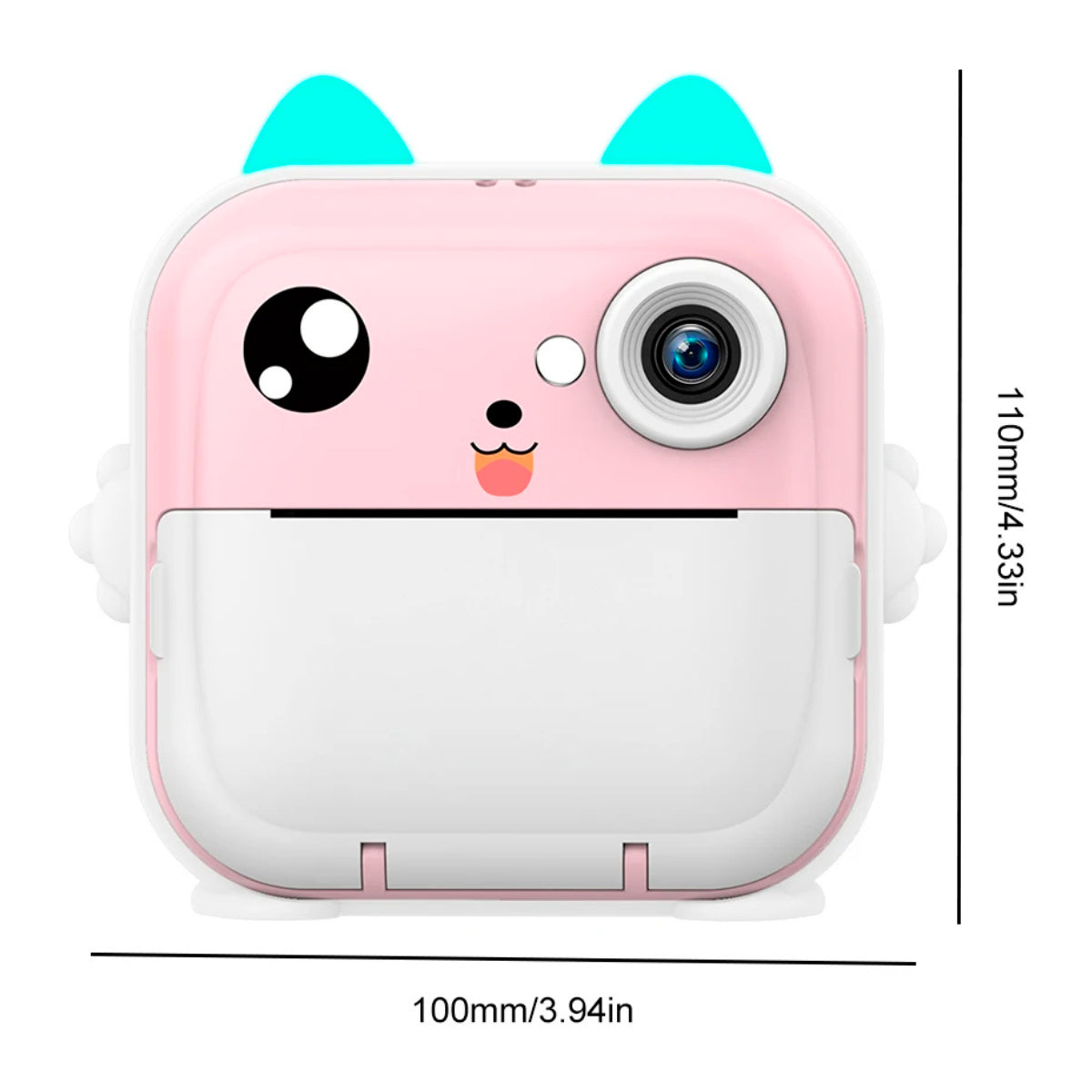 Mini Impresora Gatito Rosa – Imprime tus recuerdos al instante