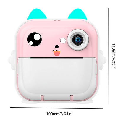 Mini Impresora Gatito Rosa – Imprime tus recuerdos al instante