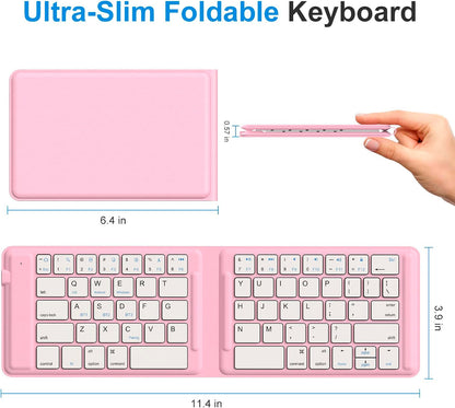 Teclado Bluetooth Plegable Inalámbrico – Productividad en cualquier lugar