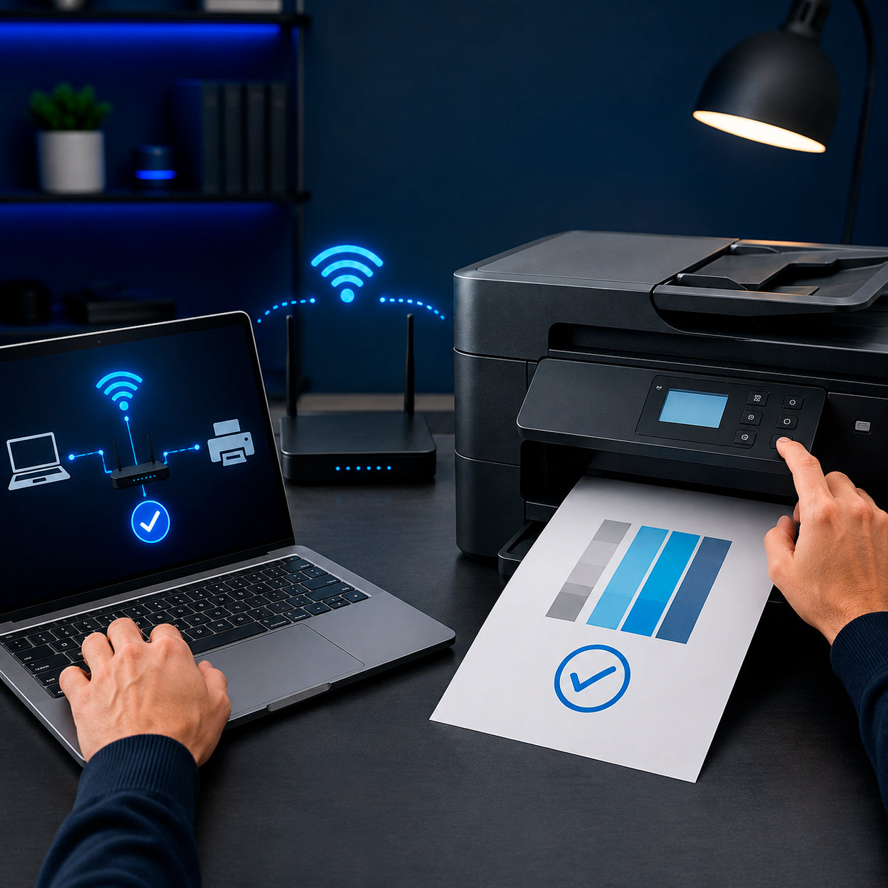 Configuración de impresora o red