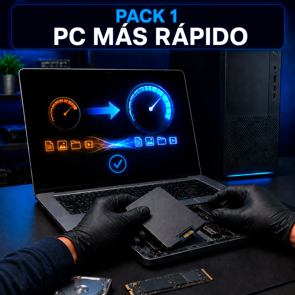 Pack PC más rápido – Actualización SSD