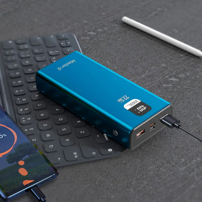 Batería Externa Power Bank 20000 Mah 22.5w Power Delivery Master-G Color Azul
